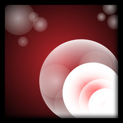 leuchtende Kreise - Vektor Grafik