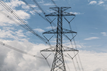 electric high voltage power post