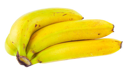 Bunch of bananas isolated on white background