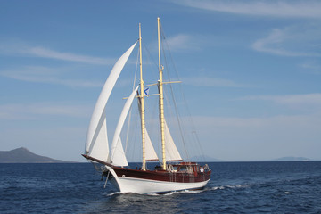 Sailing in Turkey
