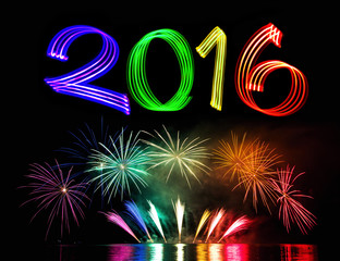 New Year's Eve 2016 with Fireworks