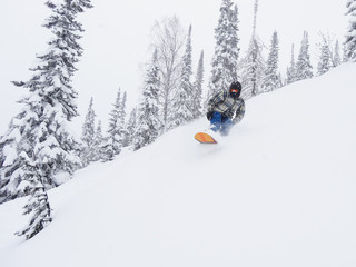 snowboarder freerider