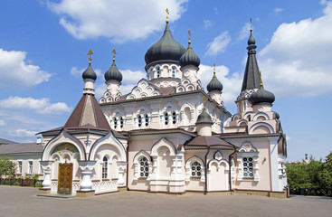 Fototapeta na wymiar покровский монастырь в киеве