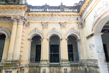 Natore, Bangladesh - September 29, 2015: Natore Rajbari (also known as Pagla Raja's Palace, Natore Palace) was a prominent royal palace in Natore, Bangladesh. 