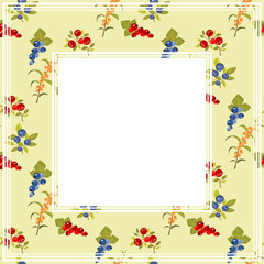 garden berries border