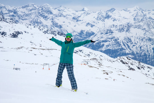 snowboarder, Solden, Austria, extreme winter sport