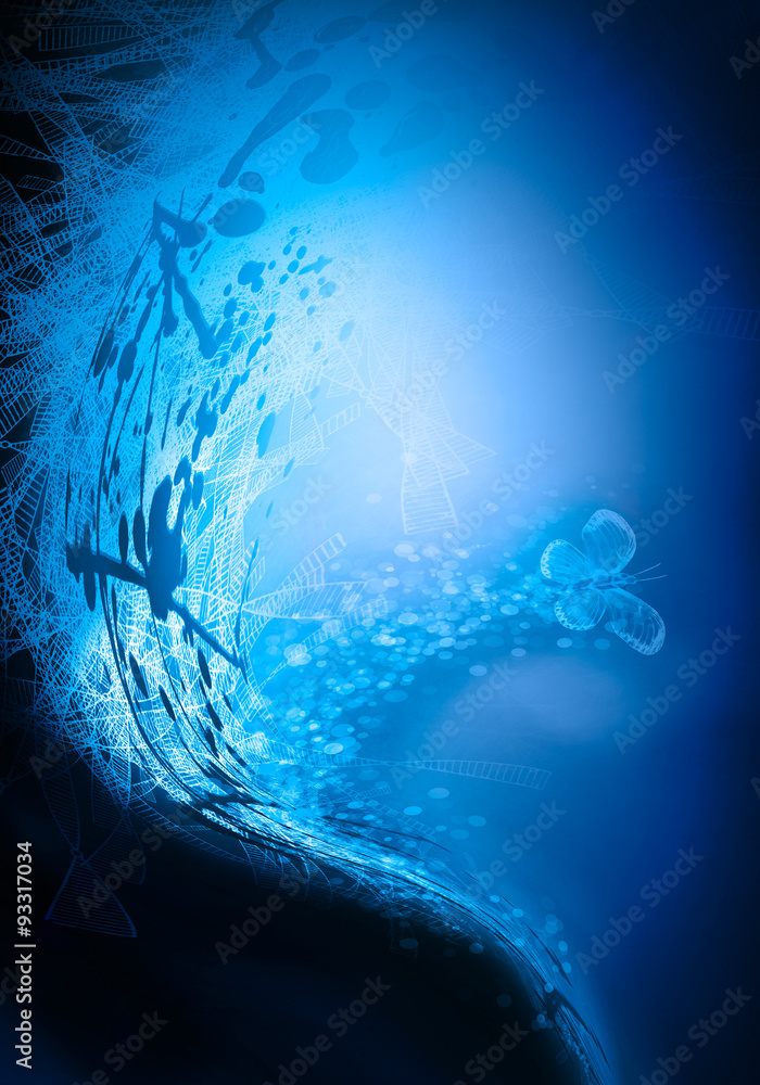 Poster modern abstract background with space for your text.