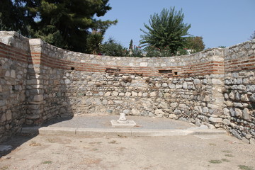 Fototapeta na wymiar The castle and the tomb of Saint John in Selcuk Ephesus, Turkey
