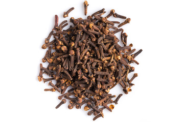 Cloves isolated on white background