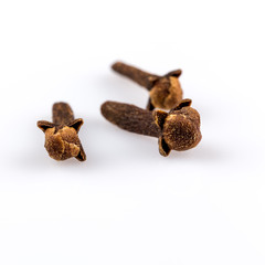 Cloves isolated on white background