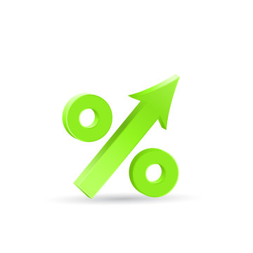 Percent up icon