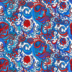 Abstract doodles pattern