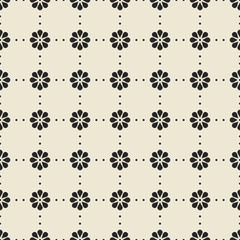 black and white floral pattern