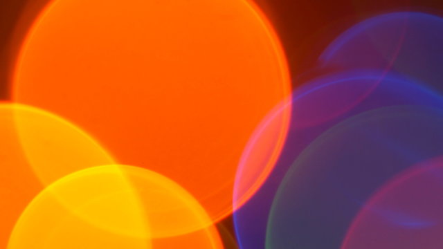 Led lighthing abstract bokeh