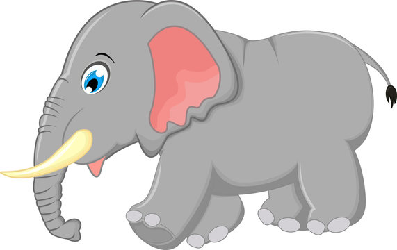 Cute cartoon elephant