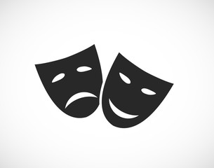 theater human mask icon