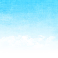 Blue sky and clouds abstract illustration