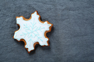 xmas snowflakes cookies  top