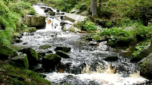 Der Untere Bodewasserfall
