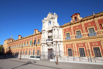 Fototapeta na wymiar Séville (Espagne) - Palacio de San Telmo