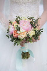 Wedding bouquet of the bride