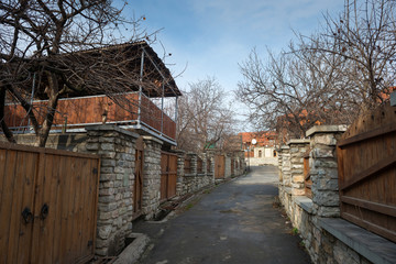 Old town architecture in Mtskheta - the old capital of Georgia