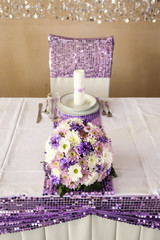 Wedding table decoration
