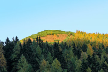 Sonnenuntergang im Hochgebirge