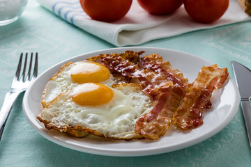 bacon and eggs
