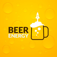 Bear logo, rocket energy for a real astronaut