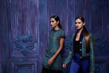 Beautiful sexy woman clothes collection dress girl body shape