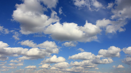 Blue sky with clouds