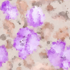 Fototapeta na wymiar Seamless organic watercolor background soft coloured pattern in vector