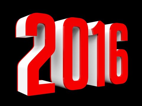 Happy New Year 2016 calendar background