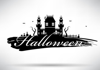 Typographic Halloween Vector Design