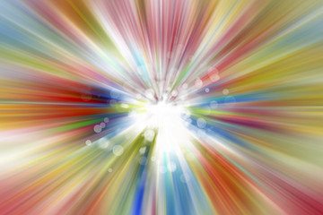 Bright blast explosion background