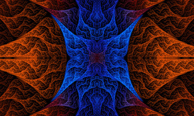 Fractal spiral. Fractal art background for creative design. Decoration for wallpaper desktop, poster, cover booklet. Abstract texture. Psychedelic. Print for clothes, t-shirt.