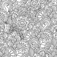 Seamless black and white background.