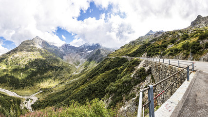 Passstra&szlig;e Sustenpa&szlig;, Kanton Uri, Schweiz