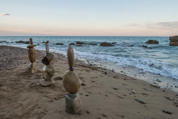 Rock balancing, Costa dei trabocchi