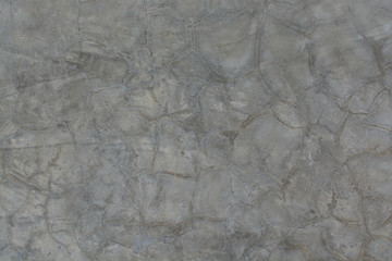 Background of Crack on Polish Concrete Wall