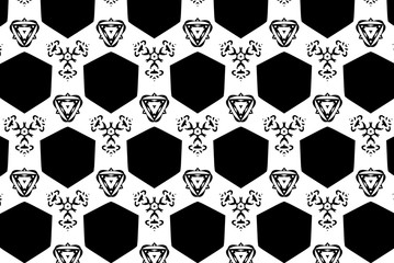 Чёрные и белые узоры. 7.16
