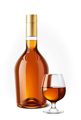 Gognac and glass
