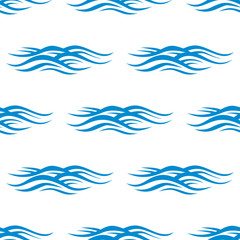 Fototapeta na wymiar Sea blue waves with ripple pattern