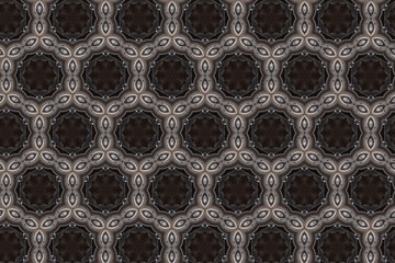 Коричневый орнамент.