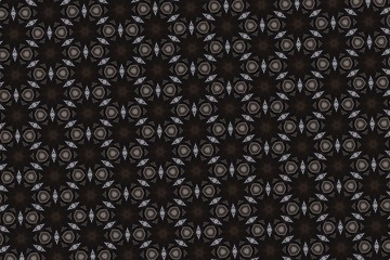 Тёмный орнамент.