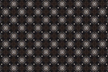 Коричневый орнамент.