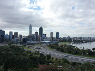 Obraz premium Perth Skyline of Western Australia 