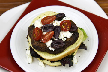 Greek Style Beef Burger