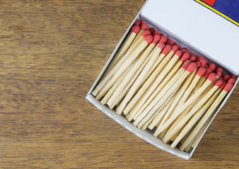 match in paper box